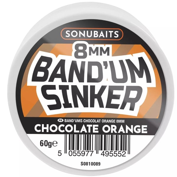 BAND'UM SINKERS 8mm chocolate orange