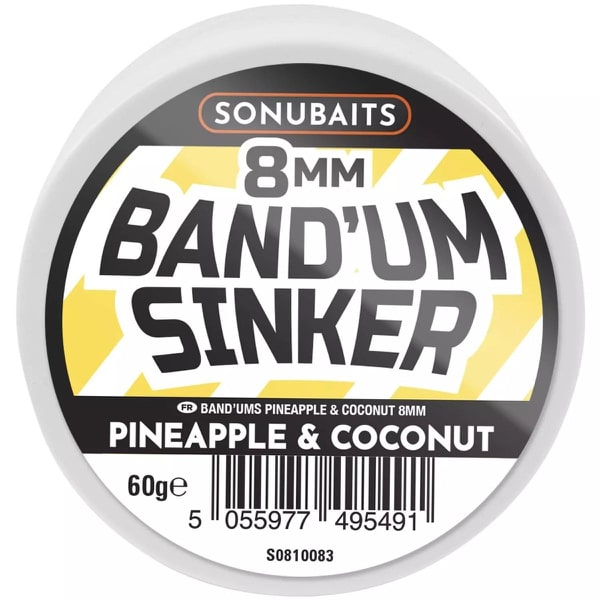 BAND'UM SINKERS 8mm pineapple & coconut
