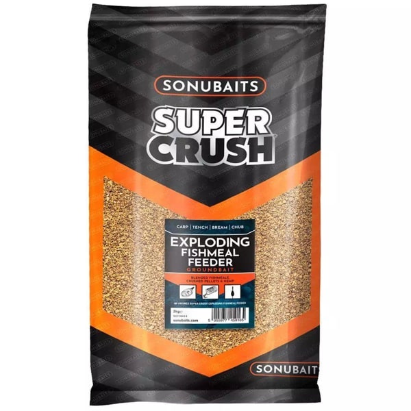 Sonubaits Supercrush 2kg Exploding Fishmeal Feeder Mix
