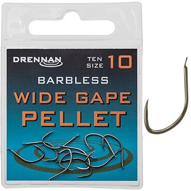 Drennan barbless wide gape pellet