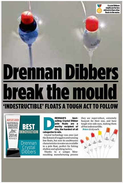 Drennan crystal dibbers float dobber