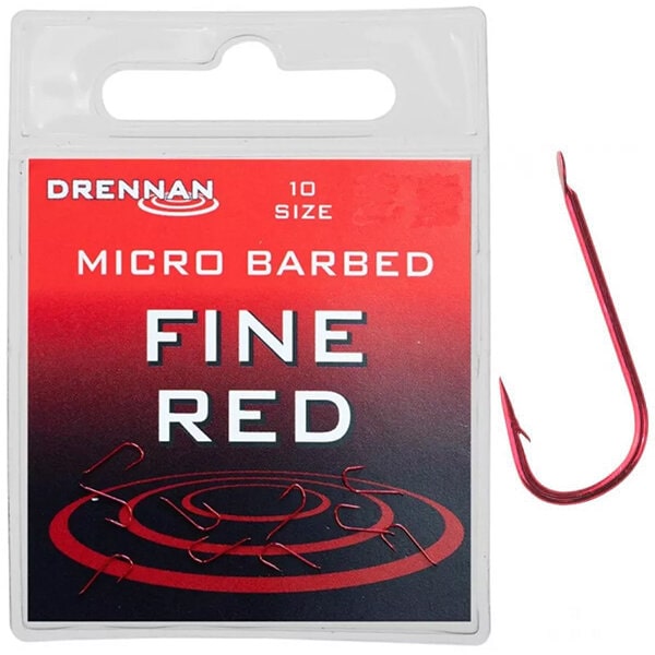 Drennan Fine Red Micro Barbed - Hooks