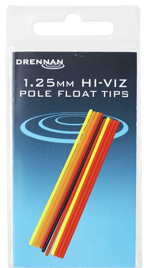 drennan hi-viz pole float tips dobber antennes 1.25mm