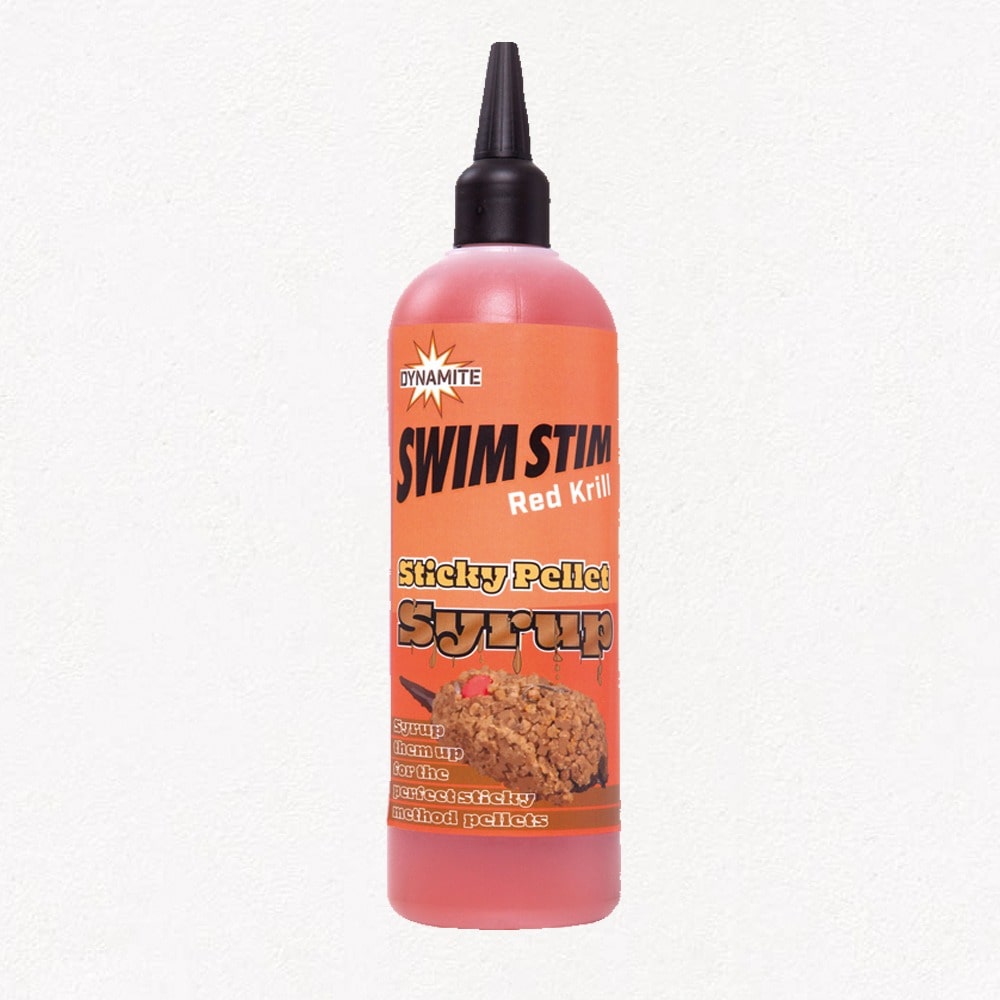 Dynamite baits swim stim sticky pellet syrup 300ml Red Krill