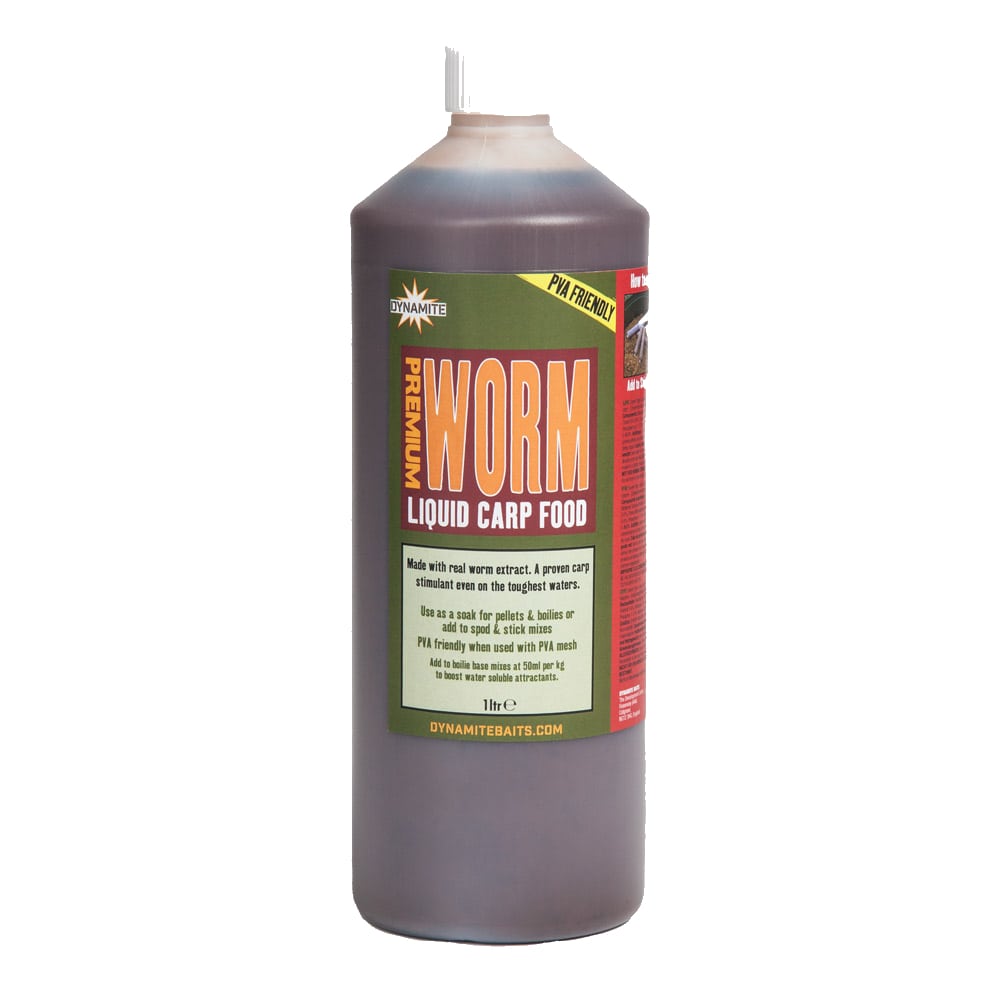 Dynamite Baits premium Worm liquid carp food 1 liter