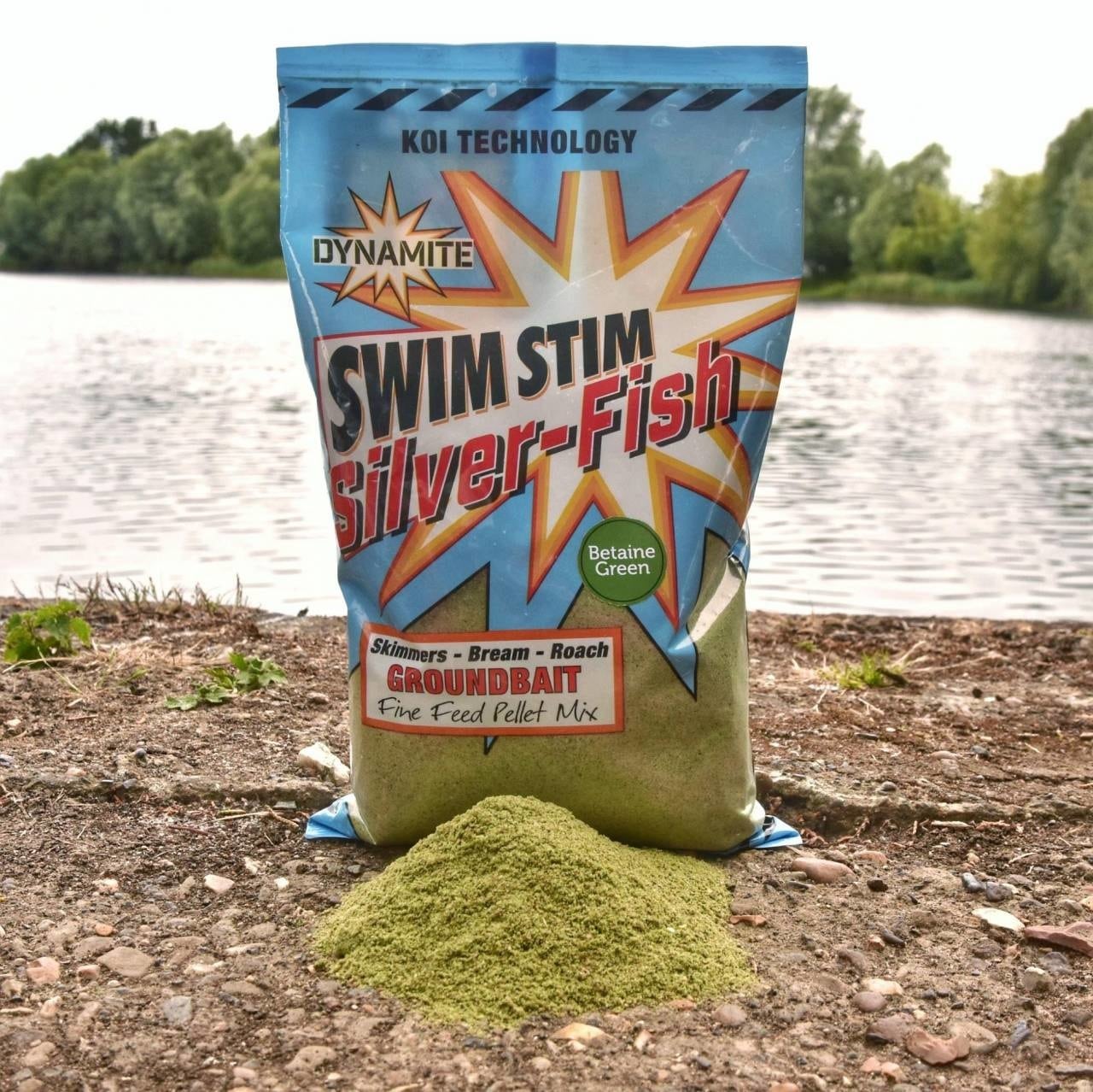 dynamite baits swim stim silver fish groundbait green betaine