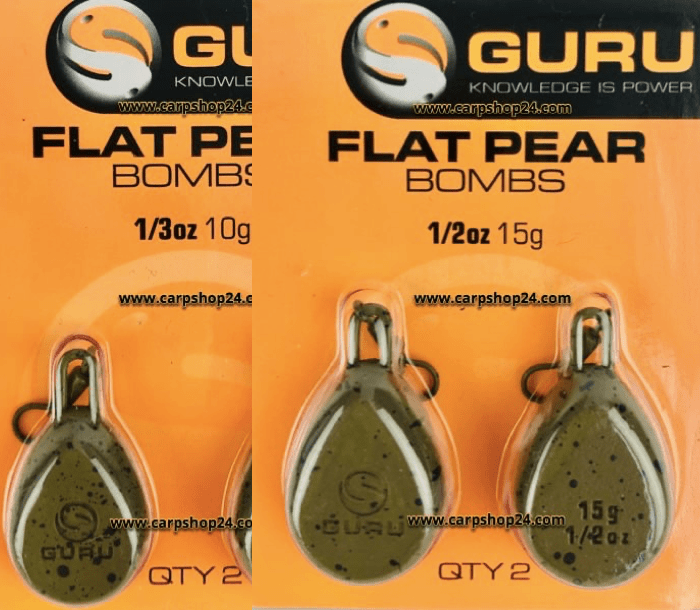 Guru flat pear bombs