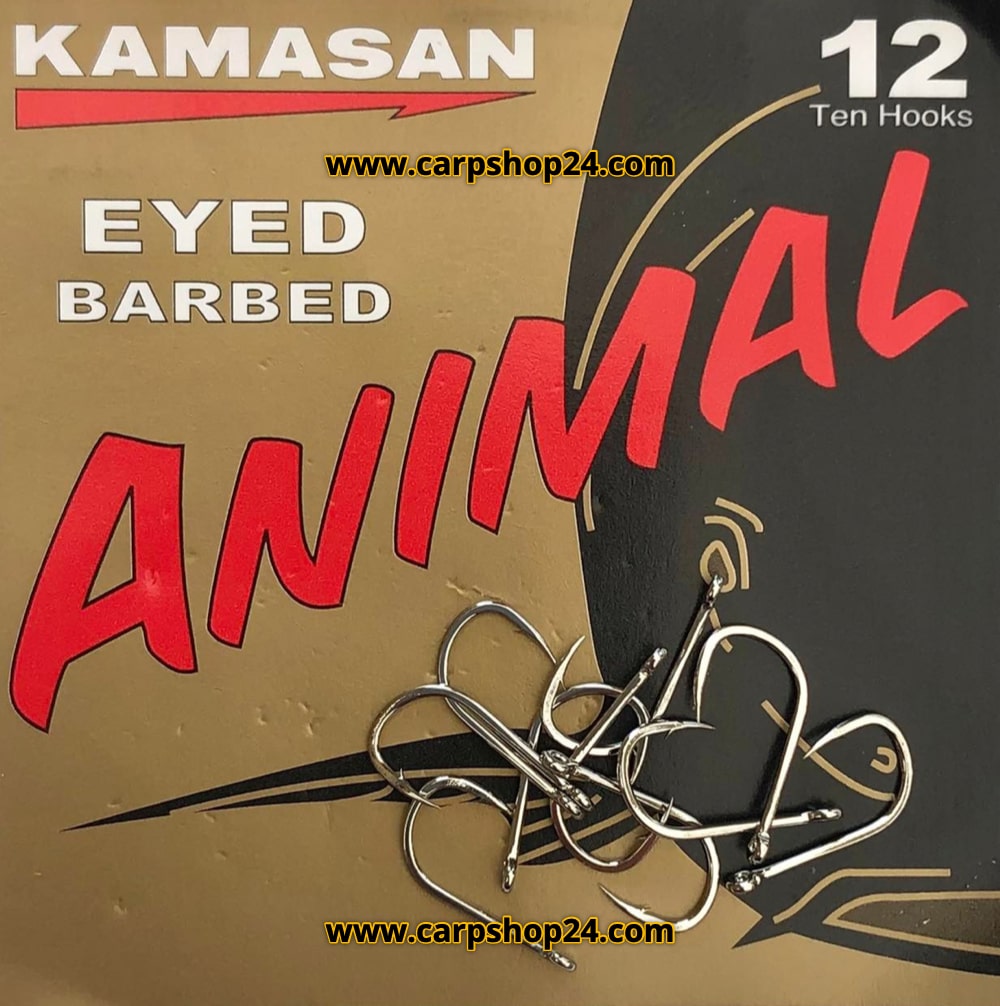 kamasan animal eyed barbed vishaak size 12
